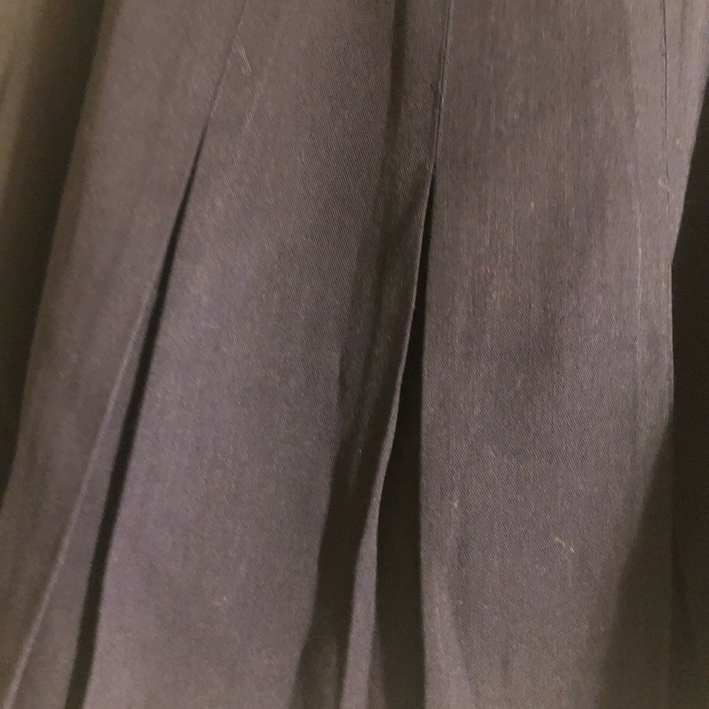 Navy pleated short skirt. Classic. - Picture 4 of 6